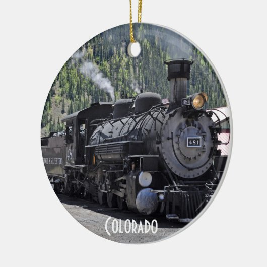 Durango en Silverton Railroad Train Ornament (Links)