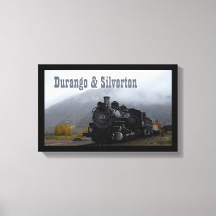 Durango en Silverton Train Canvas Afdruk
