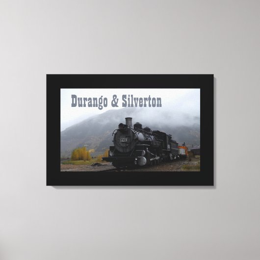Durango en Silverton Trein Canvas Afdruk (Voorkant)
