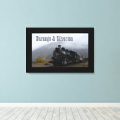 Durango en Silverton Trein Canvas Afdruk (Insitu (Houten vloer))