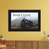 Durango en Silverton Trein Canvas Afdruk (Insitu (Woonkamer))
