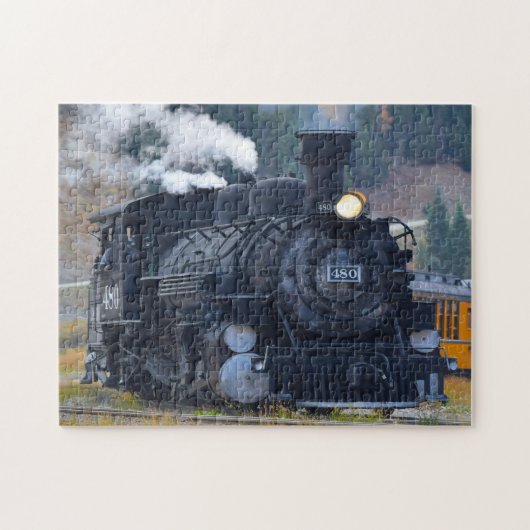 Durango locomotief Colorado. Legpuzzel (Horizontaal)