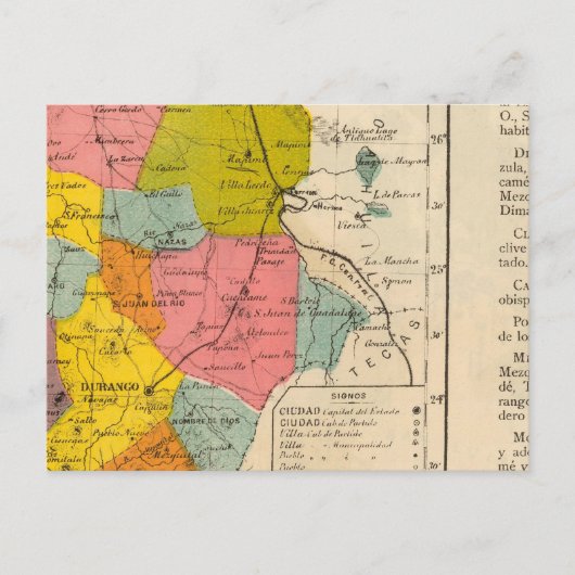Durango, Mexico Briefkaart (Voorkant)