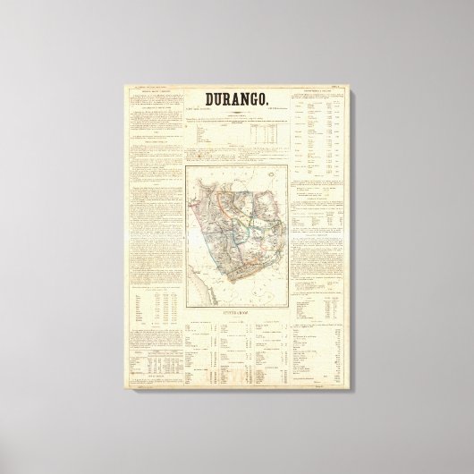 Durango, Mexico Canvas Afdruk (Voorkant)