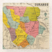 Durango, Mexico Glazen Onderzetter (Voorkant)