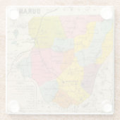 Durango, Mexico Glazen Onderzetter (Achterkant)