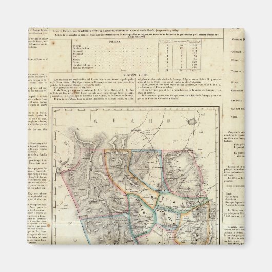 Durango, Mexico Magneet (Voorkant)