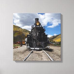 Durango & Silverton Narrow Gage Train Canvas Afdruk