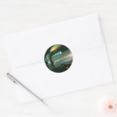 Durango & Silverton No. 480 poseert op de draaitaf Ronde Sticker (Envelop)