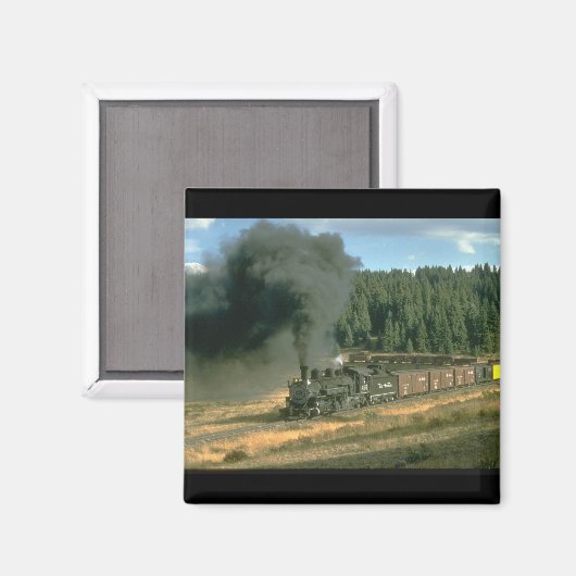 Durango & Silverton No. 480_Steam Trains Magneet (Voorkant / Achterkant)