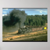 Durango & Silverton No. 480_Steam Trains Poster (Voorkant)