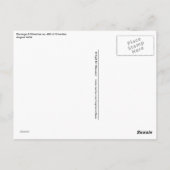 Durango & Silverton stoomlocomotief 480 Briefkaart (Achterkant)