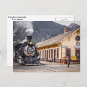 Durango Silverton Train at the Silverton Depot Briefkaart (Voorkant / Achterkant)