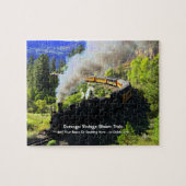 Durango stoomtrein - Naam toevoegen Legpuzzel (Horizontaal)