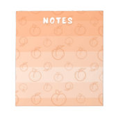 Duraznos con Crema Notitieblok (Voorkant)