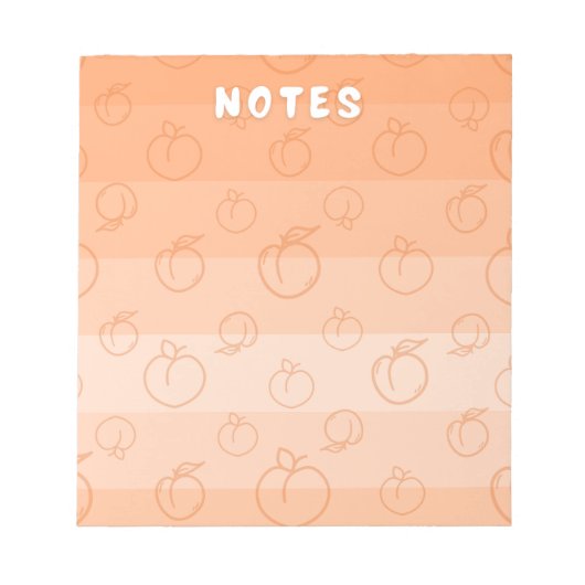 Duraznos con Crema Notitieblok (Voorkant)