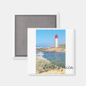 Durban Lighthouse Ocean South Africa Magnet (Voorkant / Achterkant)