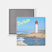 Durban Lighthouse Ocean South Africa Magnet (Voorkant / Achterkant)