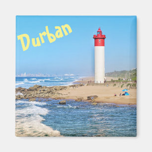Durban Lighthouse Ocean South Africa Magnet