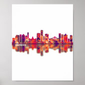 Durban South Africa Skyline Poster (Voorkant)