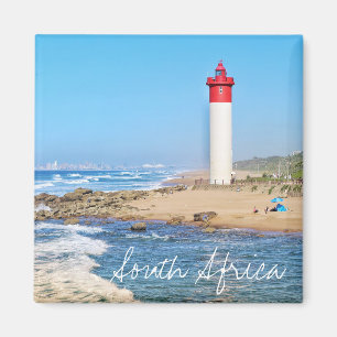 Durban Vuurtoren Oceaan Zuid-Afrika Magneet