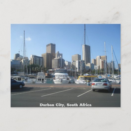 Durban, Zuid-Afrika Briefkaart (Voorkant)