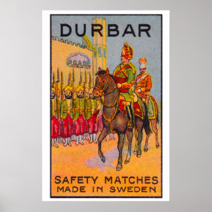 Durbar - Luciferdoosje Print - Zweden Muurkunst