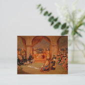 Durbar te Udaipur, Rajasthan, 1855 Briefkaart (Staand voorkant)