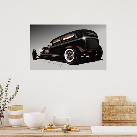 Durbie Rat Rod Poster (Keuken)