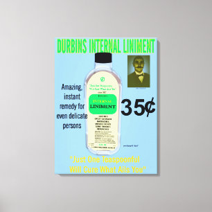 Durbins Interne Liniment Canvas Afdruk