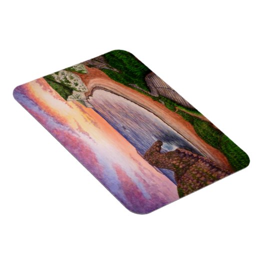 Durdle deur zonsondergang magneet (Rechterzijde)