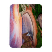 Durdle deur zonsondergang magneet (Verticaal)