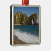 Durdle Deuren, Lulworth Cove, Jurassic Coast Metalen Ornament (Rechts)