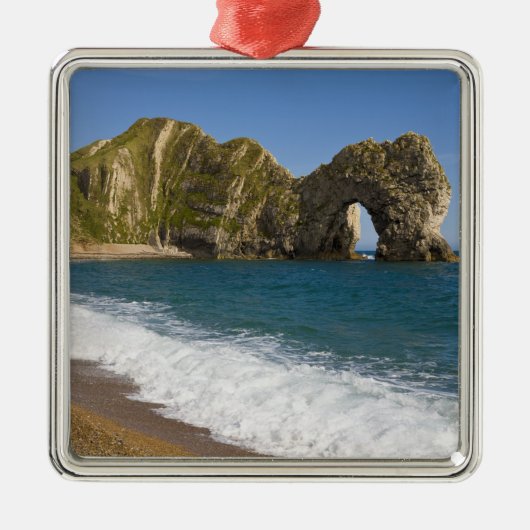 Durdle Deuren, Lulworth Cove, Jurassic Coast Metalen Ornament (Voorkant)