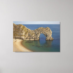 Durdle Door-boog, Jurassic Coast werelderfgoed 3 Canvas Afdruk