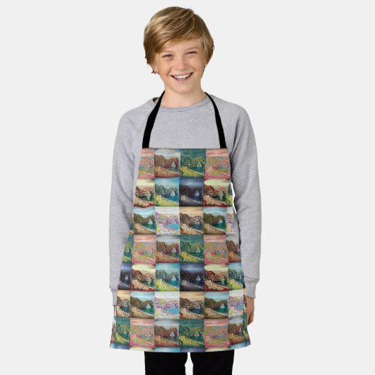 Durdle Door, Dorset, England Collage Schort (Gedragen)