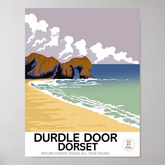 Durdle Door Dorset Poster (Voorkant)