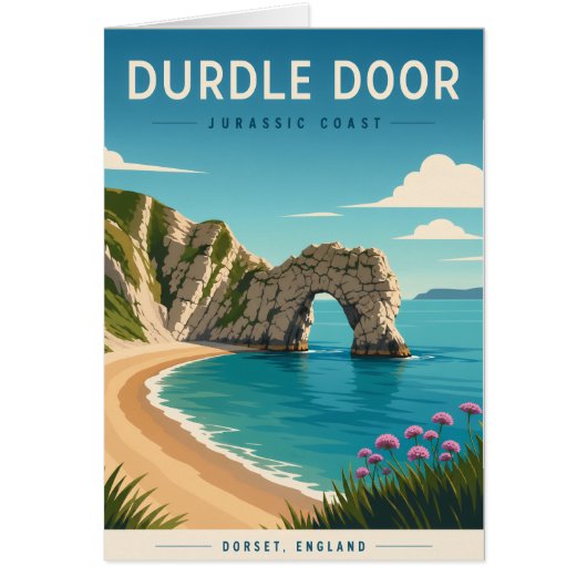 Durdle Door Jurassic Coast Wenskaart (Voorkant)