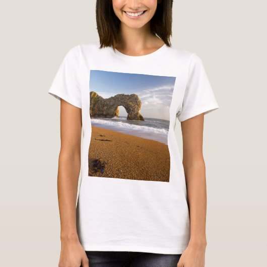 Durdle Door Rock Arch Dorset England T-shirt (Voorkant)