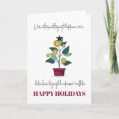 Dure Jaar Funny Sarcastische Kerstkaart Kaart (Voorkant)