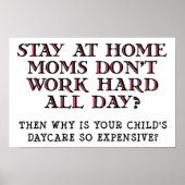 Dure Kinderopvang Grappige Poster (Voorkant)