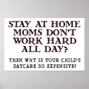 Dure Kinderopvang Grappige Poster