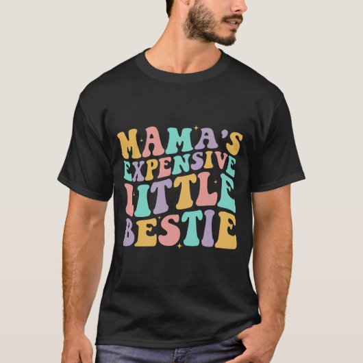 Dure kleine beste vriendin grappige moeder moederd t-shirt (Voorkant)
