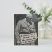 Dure Man Collage Briefkaart (Staand voorkant)