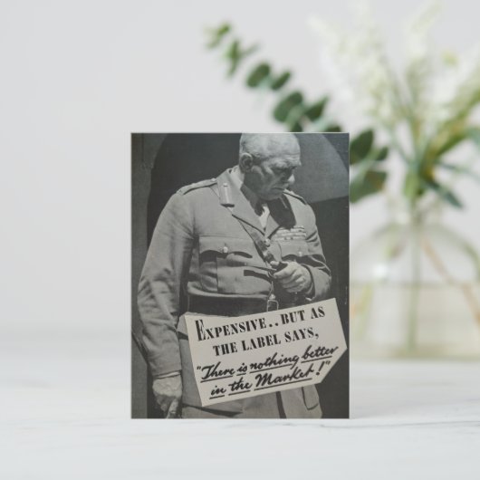 Dure Man Collage Briefkaart (Staand voorkant)