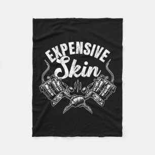 Dure Skin Funny Tattoo Artiest Tattoos Graphic Fleece Deken