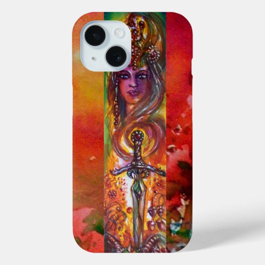 DURENDAL, EPIC SWORD EN ANGEL Red Yellow Case-Mate iPhone Case (Achterkant)