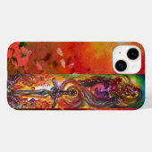 DURENDAL, EPIC SWORD EN ANGEL Red Yellow Case-Mate iPhone Case (Achterkant (horizontaal))