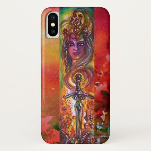 DURENDAL, EPIC SWORD EN ANGEL Red Yellow Case-Mate iPhone Case (Achterkant)
