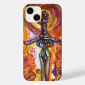 DURENDAL EPIC SWORD Red Yellow Fantasy Case-Mate iPhone Case (Achterkant)